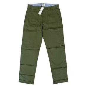 J.Crew Army Green Slim Boyfriend Chino, Women’s Size 24